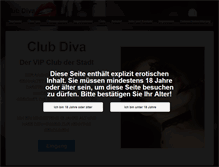 Tablet Screenshot of diva-club.de